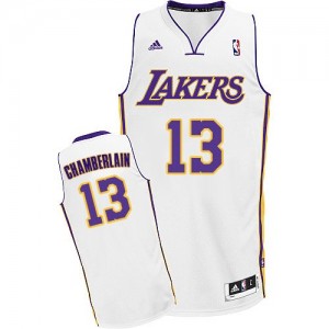 Maillot Swingman Los Angeles Lakers NBA Alternate Blanc - #13 Wilt Chamberlain - Homme