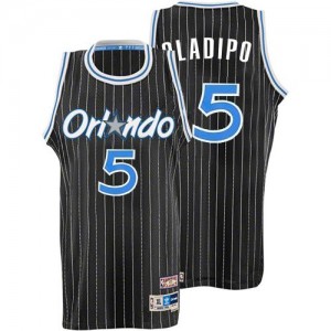 Orlando Magic Victor Oladipo #5 Throwback Authentic Maillot d'équipe de NBA - Noir pour Homme