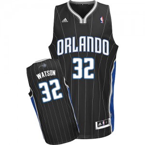 Maillot NBA Orlando Magic #32 C.J. Watson Noir Adidas Swingman Alternate - Homme