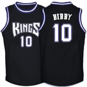 Maillot NBA Swingman Mike Bibby #10 Sacramento Kings Throwback Noir - Homme