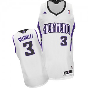 Maillot Swingman Sacramento Kings NBA Home Blanc - #3 Marco Belinelli - Homme