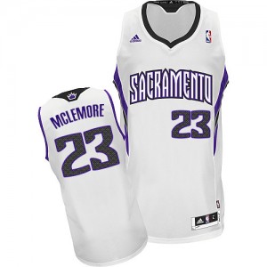 Maillot NBA Sacramento Kings #23 Ben McLemore Blanc Adidas Swingman Home - Homme