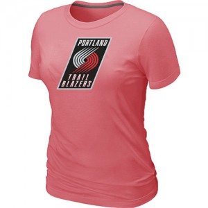 T-Shirt Rose Big & Tall Portland Trail Blazers - Femme