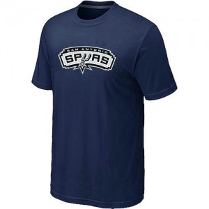 San Antonio Spurs Big & Tall Marine T-Shirt d'équipe de NBA Magasin d'usine - pour Homme