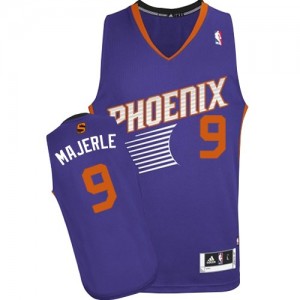 Phoenix Suns #9 Adidas Road Violet Authentic Maillot d'équipe de NBA Prix d'usine - Dan Majerle pour Homme