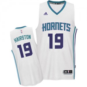 Maillot Adidas Blanc Home Swingman Charlotte Hornets - P.J. Hairston #19 - Homme