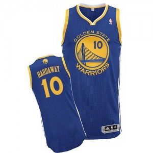 Maillot NBA Authentic Tim Hardaway #10 Golden State Warriors Road Bleu royal - Homme