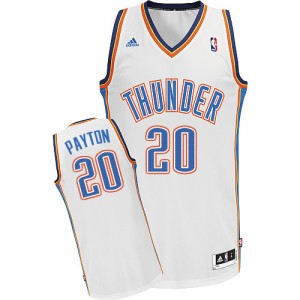 Maillot Swingman Oklahoma City Thunder NBA Home Blanc - #20 Gary Payton - Homme