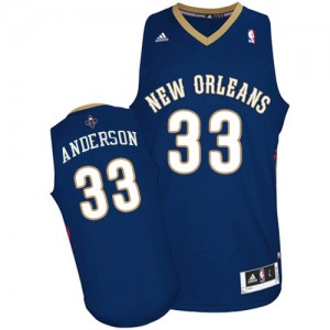 Maillot Swingman New Orleans Pelicans NBA Road Bleu marin - #33 Ryan Anderson - Homme