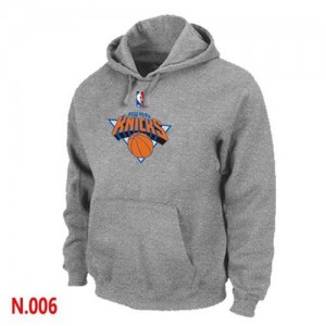 New York Knicks Gris Sweat à capuche d'équipe de NBA en vente en ligne - pour Homme