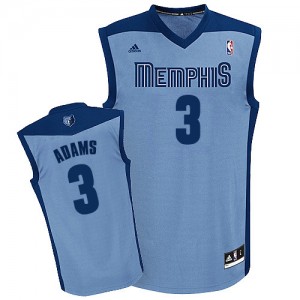 Memphis Grizzlies #3 Adidas Alternate Bleu clair Swingman Maillot d'équipe de NBA Remise - Jordan Adams pour Homme