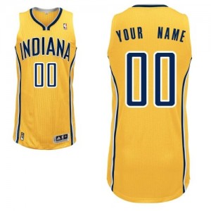 Maillot Indiana Pacers NBA Alternate Or - Personnalisé Authentic - Femme