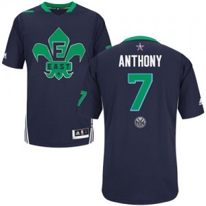 Maillot Adidas Bleu marin 2014 All Star Authentic New York Knicks - Carmelo Anthony #7 - Homme