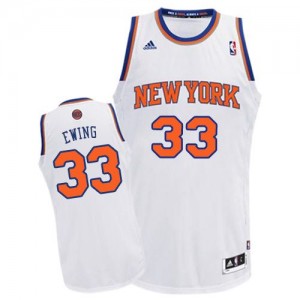Maillot NBA Swingman Patrick Ewing #33 New York Knicks Home Blanc - Homme