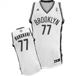 Maillot Adidas Blanc Home Swingman Brooklyn Nets - Andrea Bargnani #77 - Homme