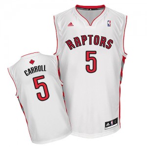 Maillot NBA Swingman DeMarre Carroll #5 Toronto Raptors Home Blanc - Homme
