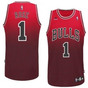 Maillot Adidas Rouge Resonate Fashion Swingman Chicago Bulls - Derrick Rose #1 - Homme