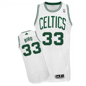 Boston Celtics #33 Adidas Home Blanc Authentic Maillot d'équipe de NBA Prix d'usine - Larry Bird pour Enfants