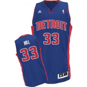 Maillot NBA Swingman Grant Hill #33 Detroit Pistons Road Bleu royal - Homme