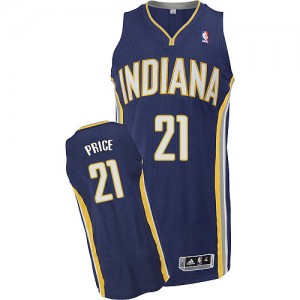 Maillot NBA Authentic A.J. Price #21 Indiana Pacers Road Bleu marin - Homme