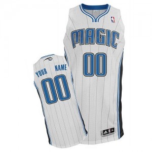 Orlando Magic Authentic Personnalisé Home Maillot d'équipe de NBA - Blanc pour Enfants