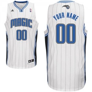 Orlando Magic Personnalisé Adidas Home Blanc Maillot d'équipe de NBA Le meilleur cadeau - Swingman pour Enfants