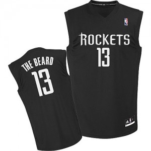 Houston Rockets #13 Adidas The Beard Noir Authentic Maillot d'équipe de NBA Le meilleur cadeau - James Harden pour Homme