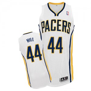 Maillot NBA Authentic Solomon Hill #44 Indiana Pacers Home Blanc - Homme