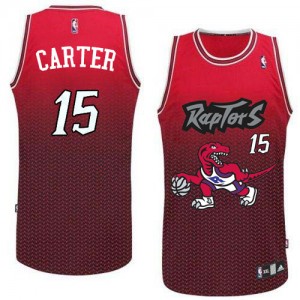 Toronto Raptors Vince Carter #15 Resonate Fashion Authentic Maillot d'équipe de NBA - Rouge pour Homme