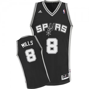 Maillot NBA Swingman Patty Mills #8 San Antonio Spurs Road Noir - Homme