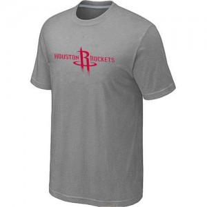 T-shirt principal de logo Houston Rockets NBA Big & Tall Gris - Homme