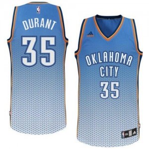Maillot NBA Swingman Kevin Durant #35 Oklahoma City Thunder Resonate Fashion Bleu - Homme