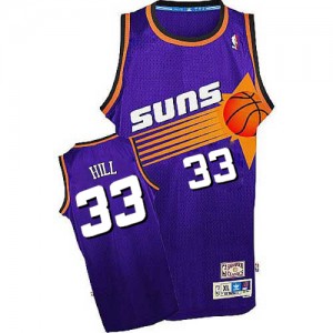 Phoenix Suns Grant Hill #33 Throwback Swingman Maillot d'équipe de NBA - Violet pour Homme