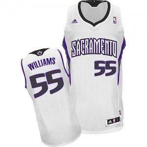 Maillot Adidas Blanc Home Swingman Sacramento Kings - Jason Williams #55 - Homme