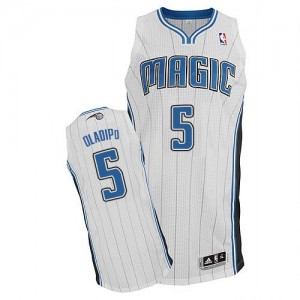 Orlando Magic Victor Oladipo #5 Home Authentic Maillot d'équipe de NBA - Blanc pour Homme