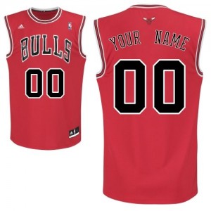 Maillot NBA Rouge Swingman Personnalisé Chicago Bulls Road Enfants Adidas