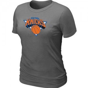 T-shirt principal de logo New York Knicks NBA Big & Tall Gris foncé - Femme