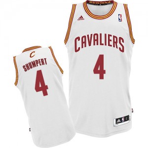 Cleveland Cavaliers #4 Adidas Home Blanc Swingman Maillot d'équipe de NBA Soldes discount - Iman Shumpert pour Homme