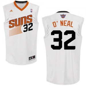 Maillot NBA Phoenix Suns #32 Shaquille O'Neal Blanc Adidas Swingman Home - Homme