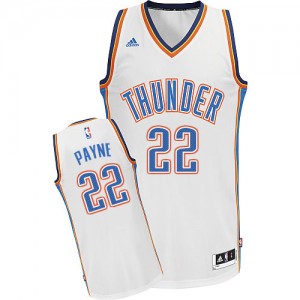 Oklahoma City Thunder Cameron Payne #22 Home Swingman Maillot d'équipe de NBA - Blanc pour Homme