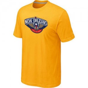 New Orleans Pelicans Big & Tall Jaune T-Shirt d'équipe de NBA en soldes - pour Homme