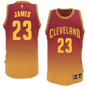 Maillot Adidas Rouge Resonate Fashion Authentic Cleveland Cavaliers - LeBron James #23 - Homme