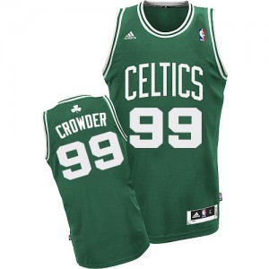 Maillot Swingman Boston Celtics NBA Road Vert (No Blanc) - #99 Jae Crowder - Homme