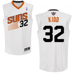 Maillot NBA Authentic Jason Kidd #32 Phoenix Suns Home Blanc - Homme