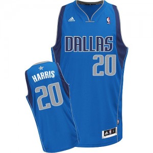 Dallas Mavericks #20 Adidas Road Bleu royal Swingman Maillot d'équipe de NBA en soldes - Devin Harris pour Homme