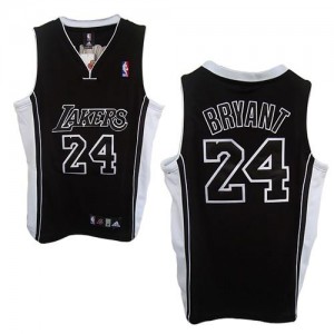 Los Angeles Lakers #24 Adidas Shadow Champions Patch Noir Authentic Maillot d'équipe de NBA pas cher - Kobe Bryant pour Homme