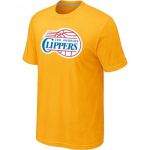 Los Angeles Clippers Big & Tall T-Shirt d'équipe de NBA - Jaune pour Homme
