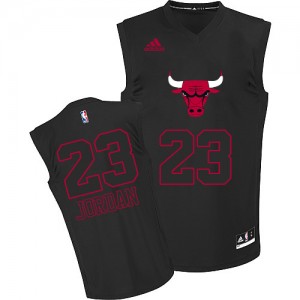 Maillot NBA Authentic Michael Jordan #23 Chicago Bulls New Fashion Noir - Homme