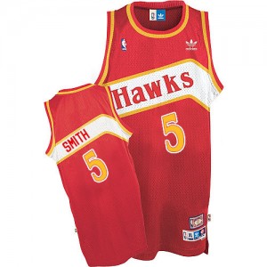 Maillot NBA Swingman Josh Smith #5 Atlanta Hawks Throwback Rouge - Homme