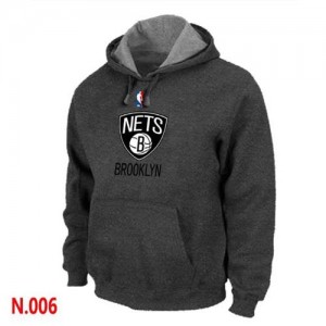 Sweat à capuche NBA Brooklyn Nets Gris foncé - Homme